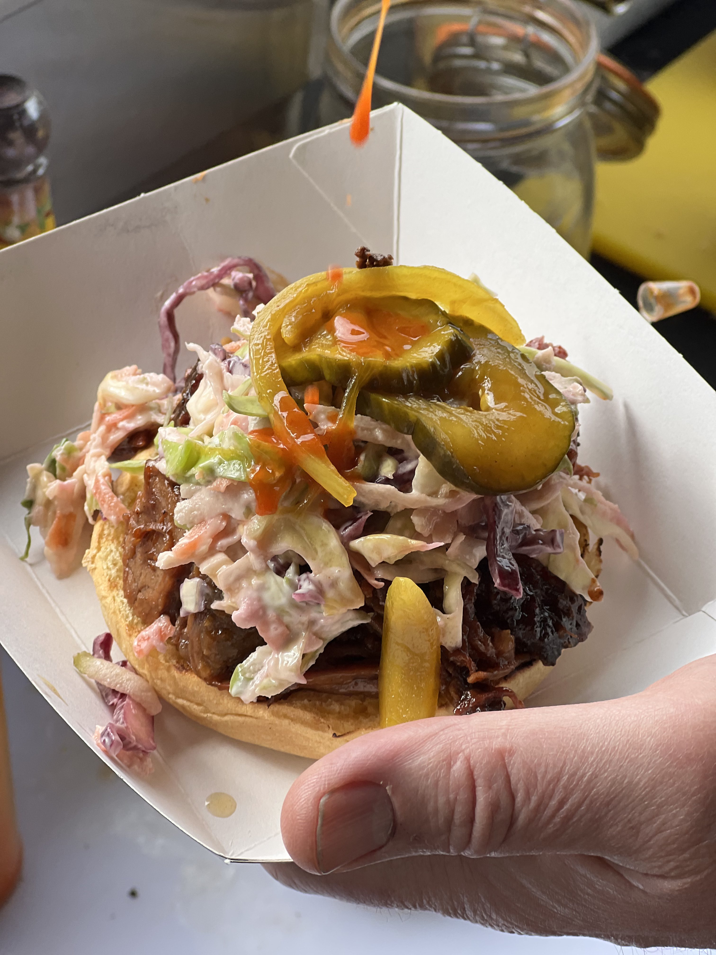 Smoke & Slaw food