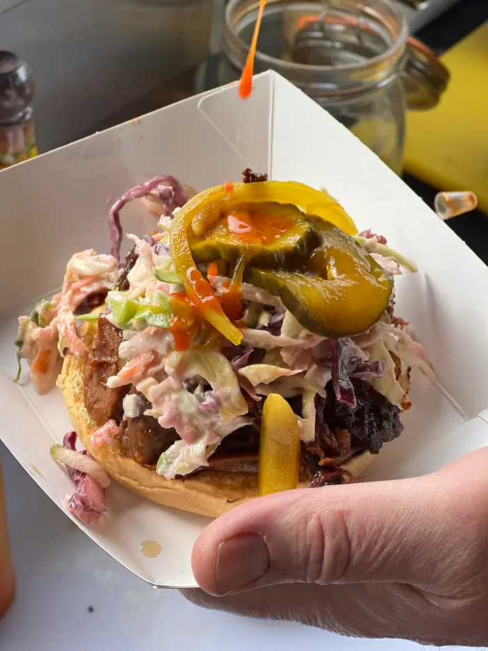 Smoke & Slaw food